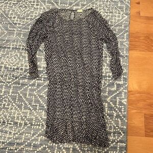 Soft Joie Navy Printed Dress